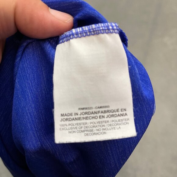 Nike Breathe Men's Training Running Shirt Tank Top Size Large Blue 832825-487 - Picture 7 of 9